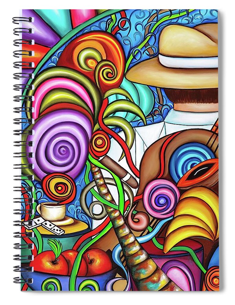 Cuba Spiral Notebook featuring the painting Always by Annie Maxwell