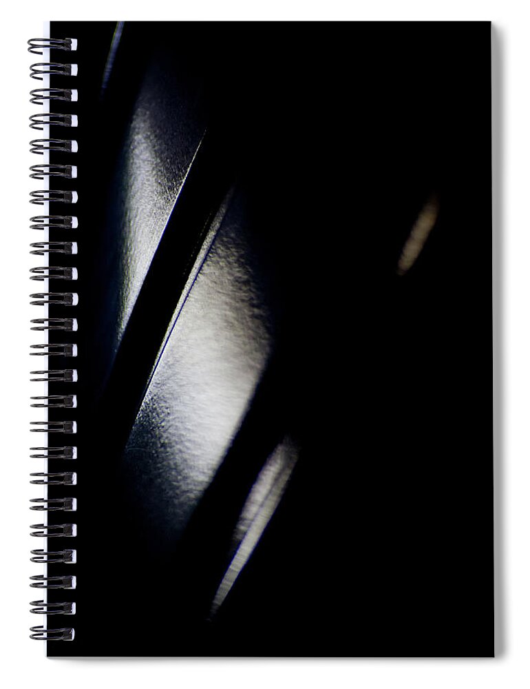 Black Spiral Notebook featuring the photograph Art #1 by Paul Job