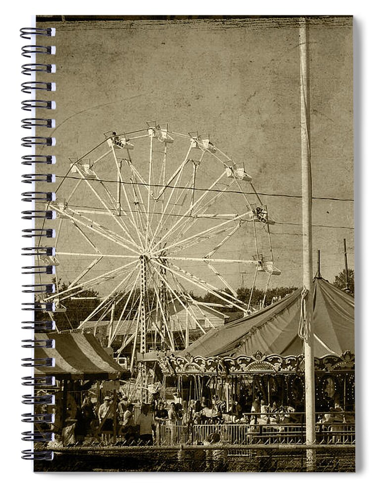 Road Trip Spiral Notebook featuring the photograph At the Fair #1 by Lenore Locken