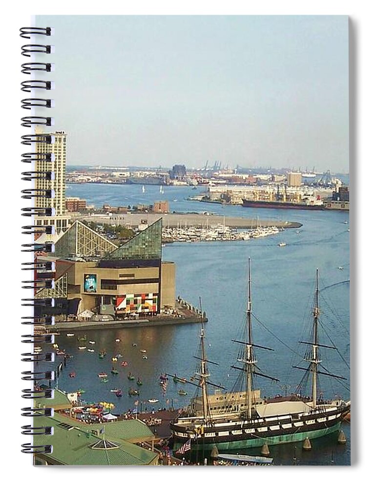 Baltimore Spiral Notebook featuring the photograph Baltimore by Debbi Granruth