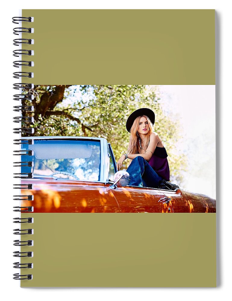 Bella Thorne Spiral Notebook featuring the photograph Bella Thorne #1 by Jackie Russo
