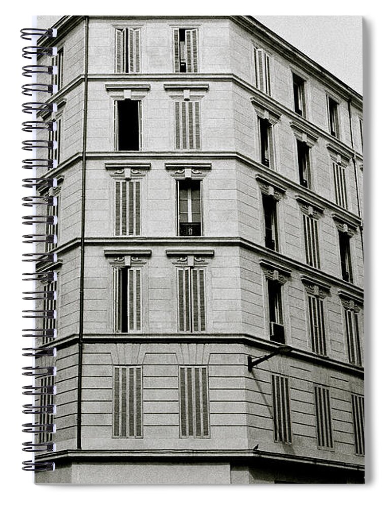 Marseille Spiral Notebook featuring the photograph Buildings Of Marseille #1 by Shaun Higson