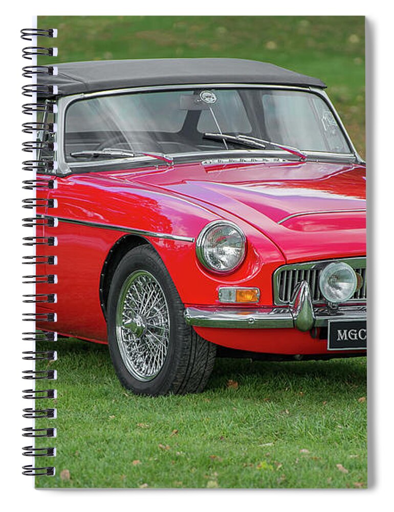 Mg Spiral Notebook featuring the photograph Classic MG #1 by Adrian Evans