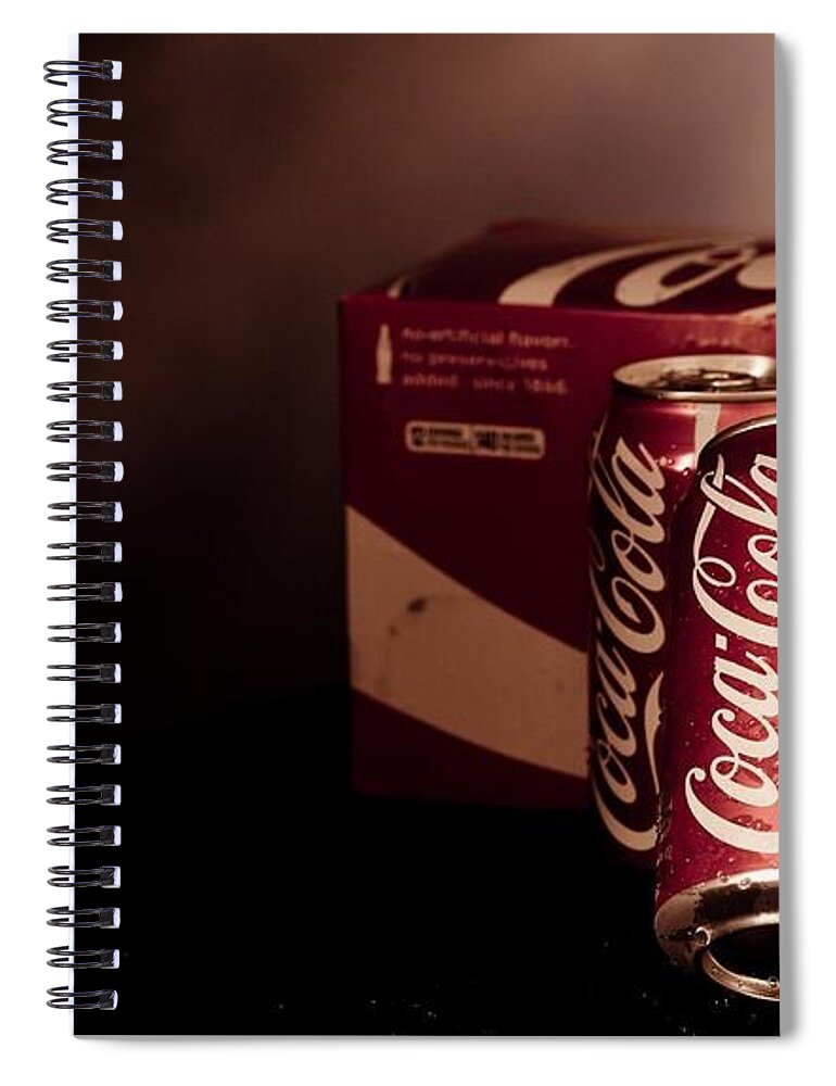Coca Cola Spiral Notebook featuring the photograph Coca Cola #1 by Jackie Russo
