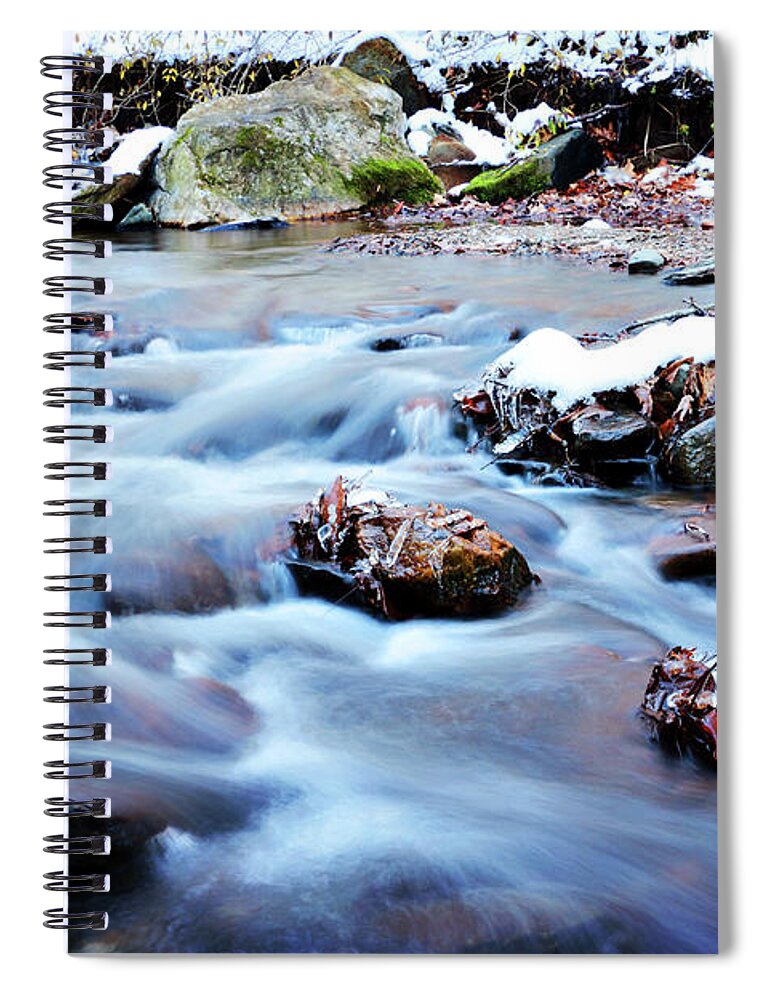 Cool Spiral Notebook featuring the photograph Cool Waters #1 by Rebecca Davis