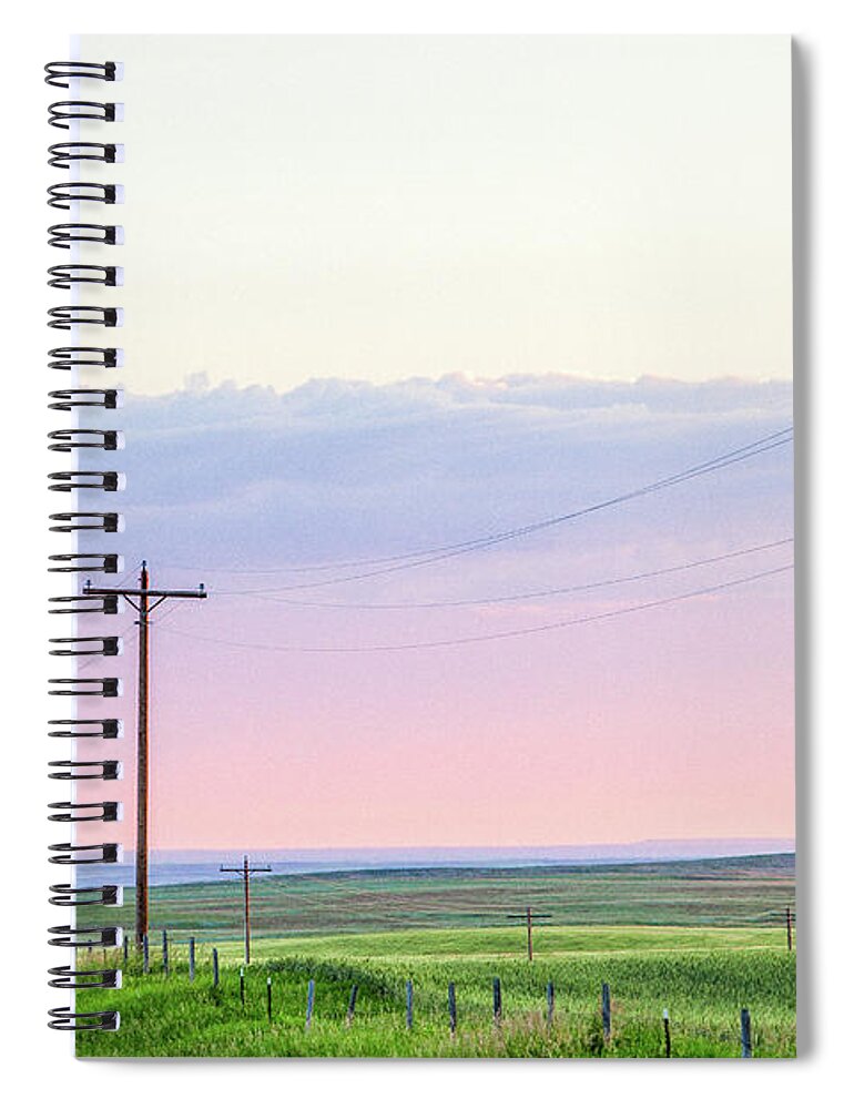 Rural Spiral Notebook featuring the photograph Country Road #1 by Todd Klassy