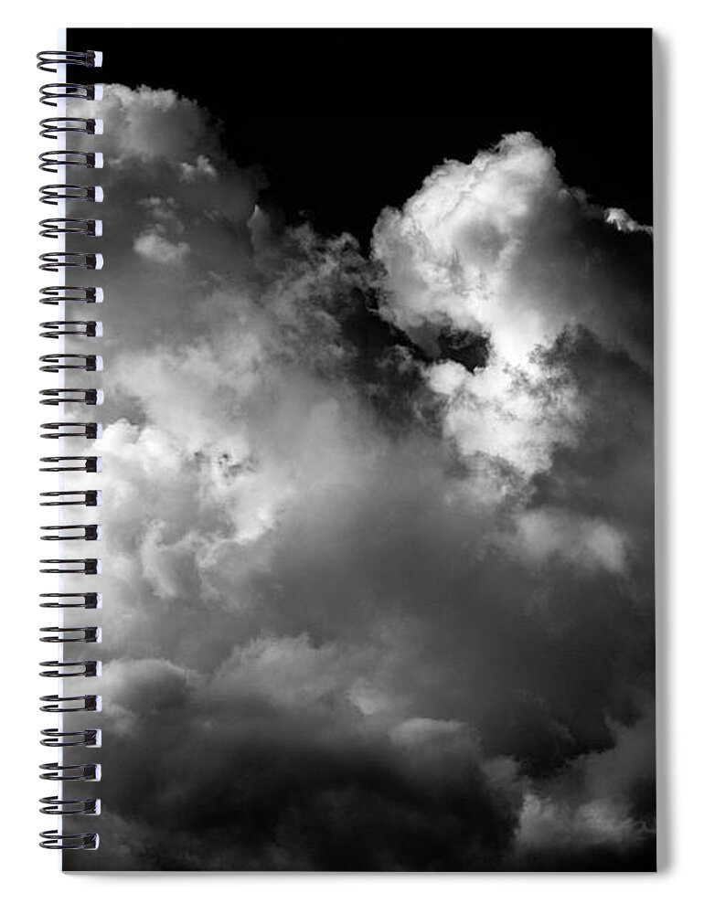 Atmosphere Spiral Notebook featuring the photograph Cumulus Conjestus Clouds #1 by Jim Corwin