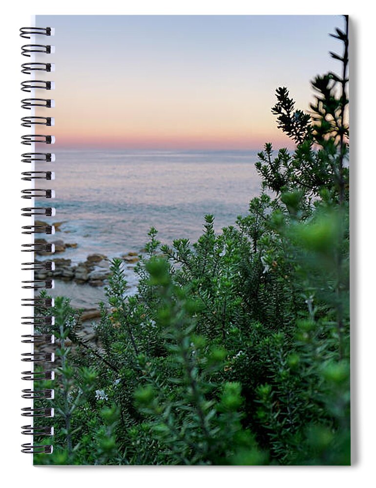 Landscape Spiral Notebook featuring the photograph Down To The Water #1 by Az Jackson