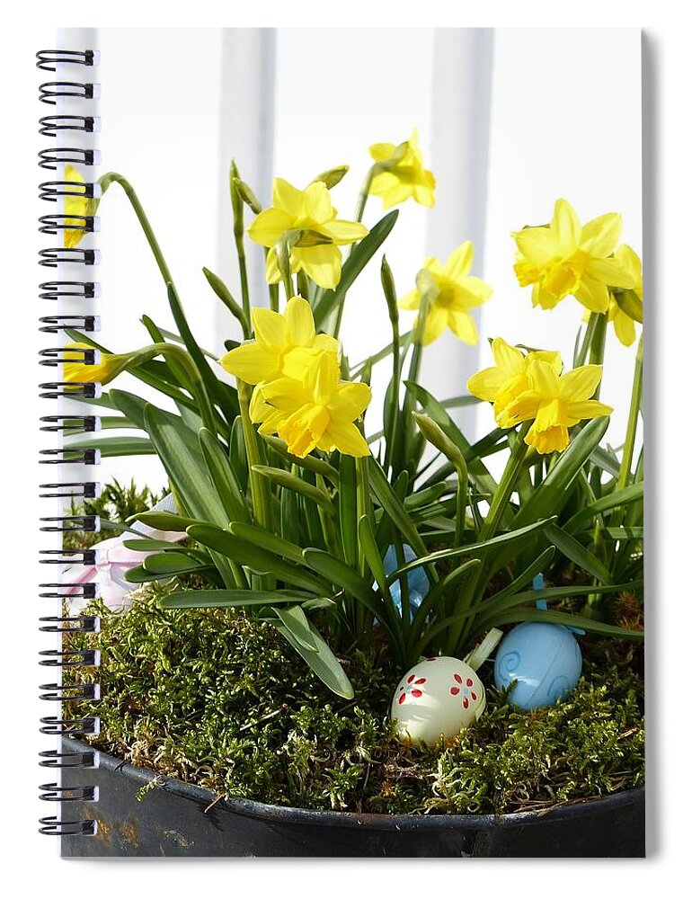 Easter Spiral Notebook featuring the photograph Easter #1 by Mariel Mcmeeking