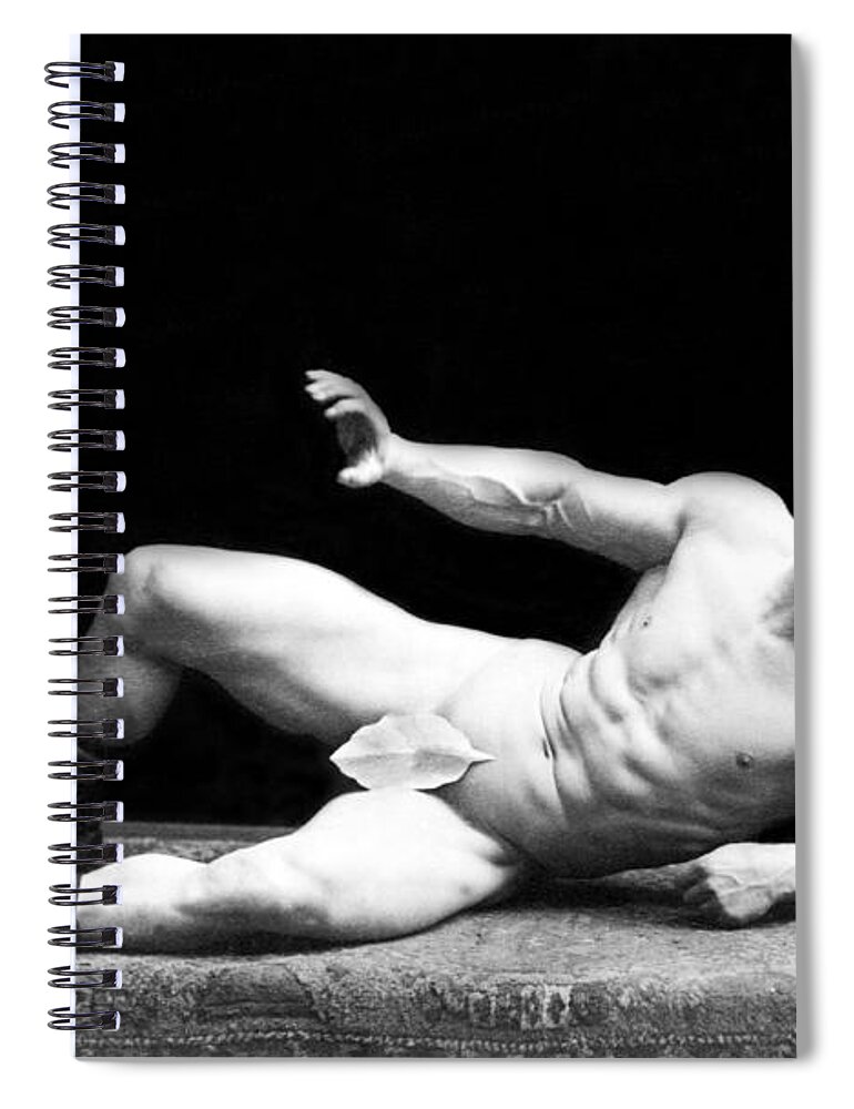 Erotica Spiral Notebook featuring the photograph Eugen Sandow, Father Of Modern #17 by Science Source
