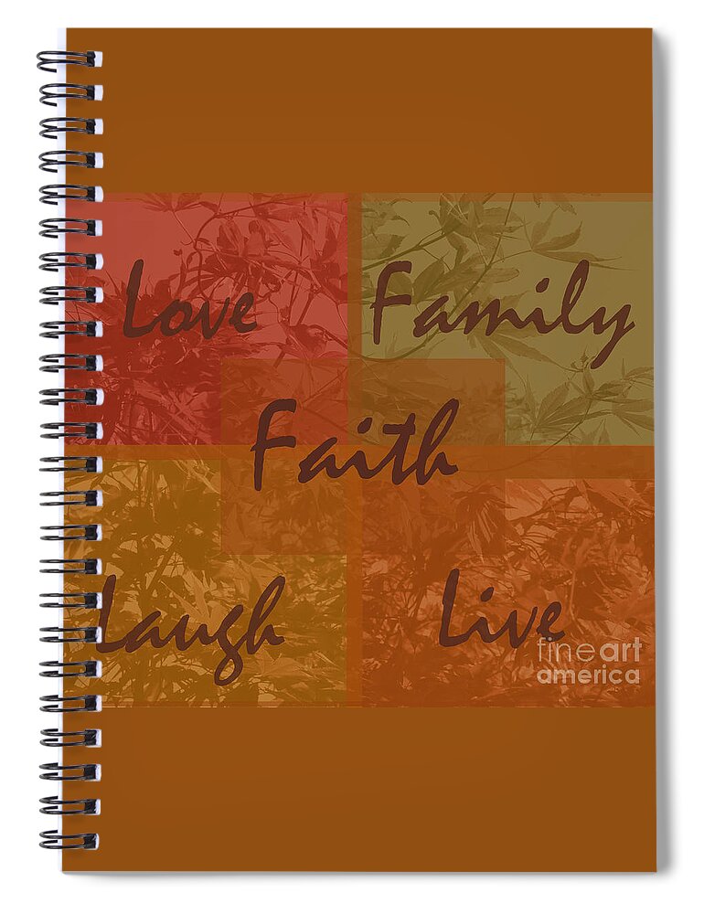 Faith Spiral Notebook featuring the digital art Faith by Kirt Tisdale