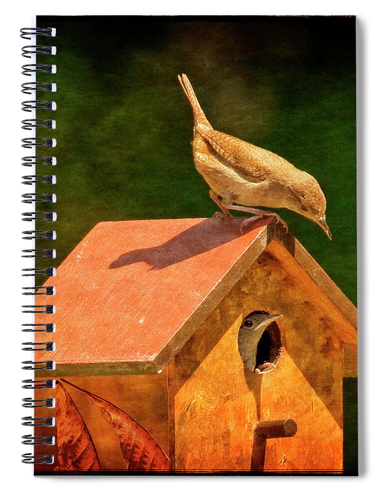 Feeding Time Spiral Notebook featuring the photograph Feeding Time #1 by Frank Winters