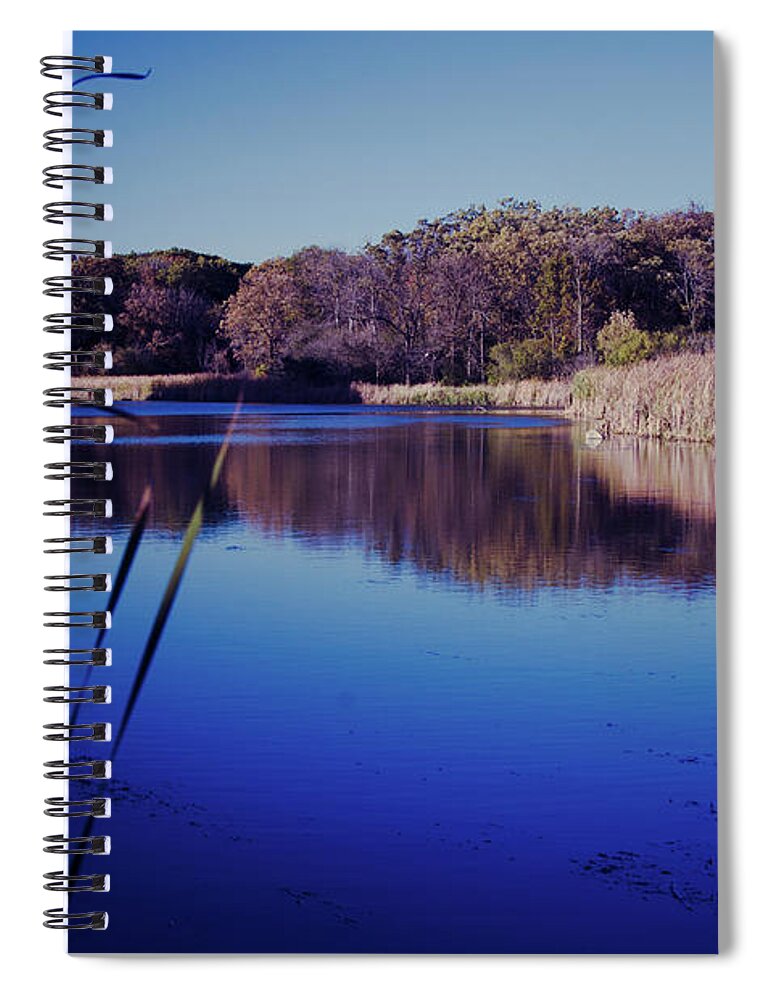 Winterpacht Spiral Notebook featuring the photograph Feeling Blue #1 by Miguel Winterpacht
