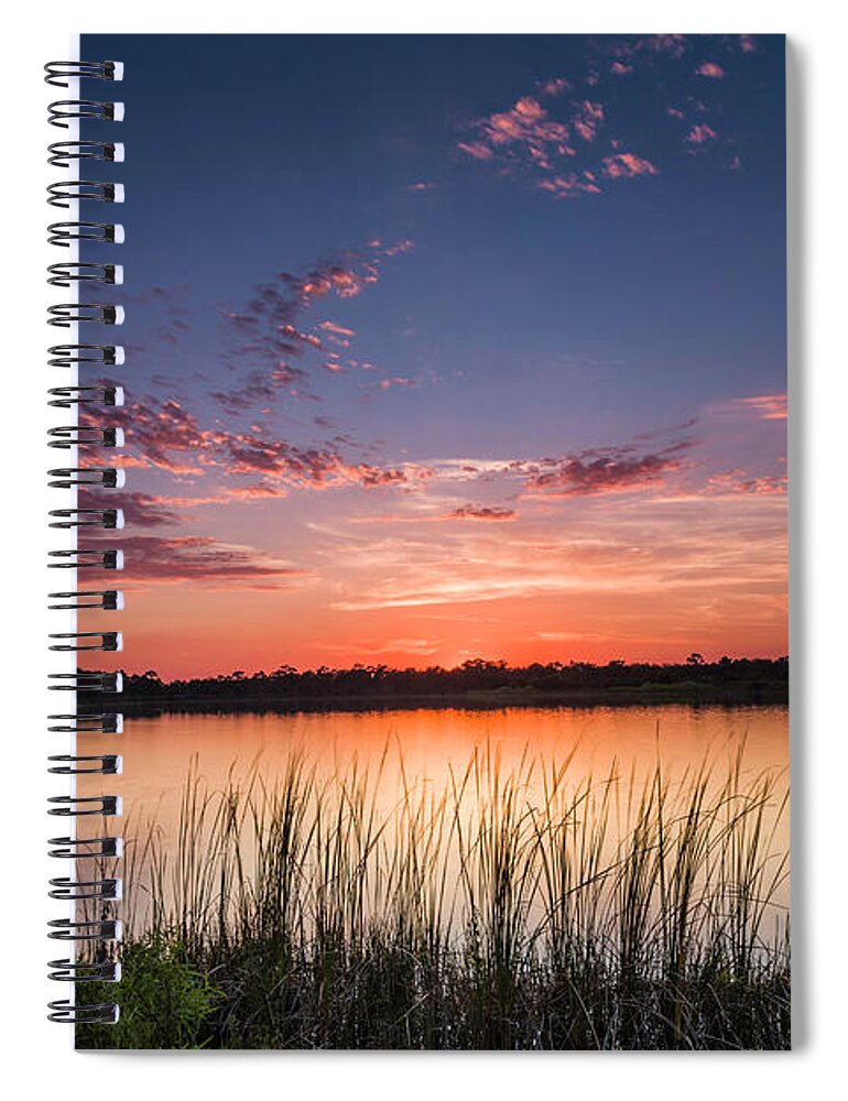 Florida Spiral Notebook featuring the photograph Florida Sunset #1 by Fran Gallogly