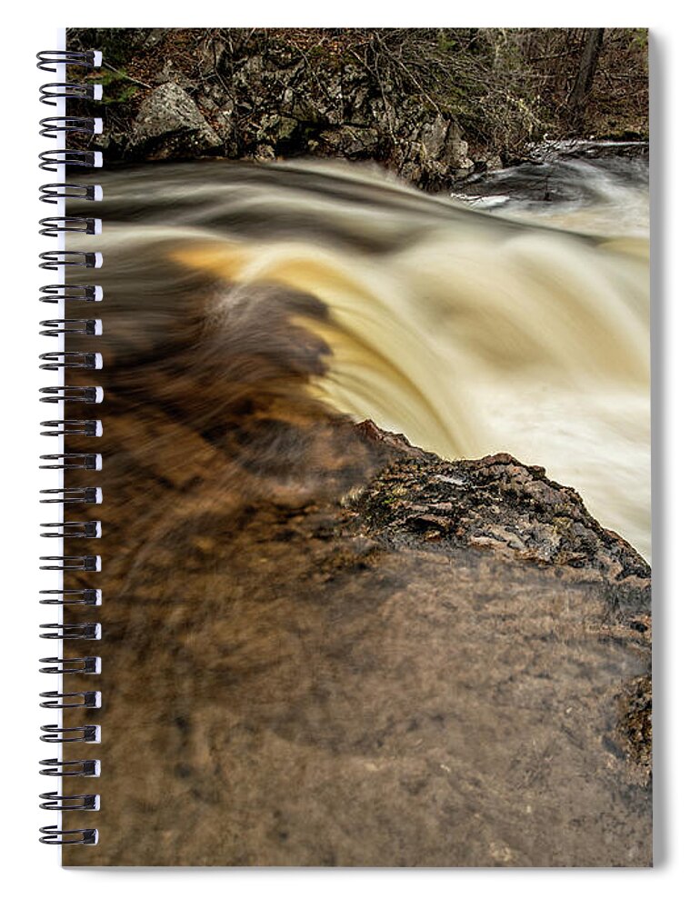 Canada Spiral Notebook featuring the photograph Flowing by Doug Gibbons