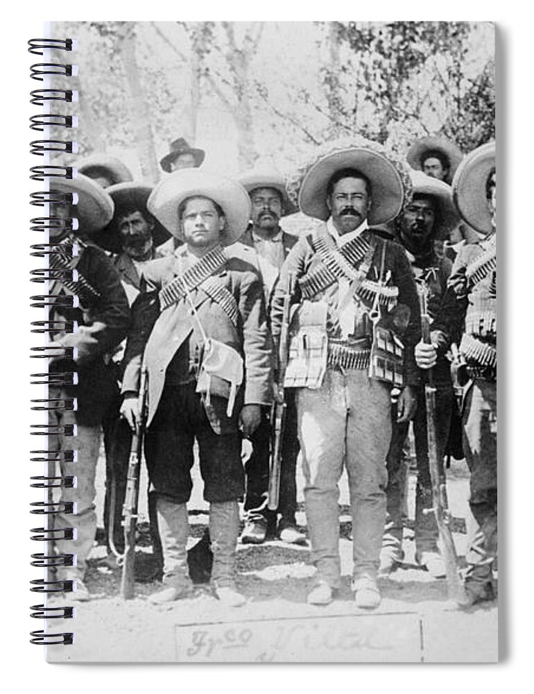 1913 Spiral Notebook featuring the photograph Francisco Pancho Villa by Granger
