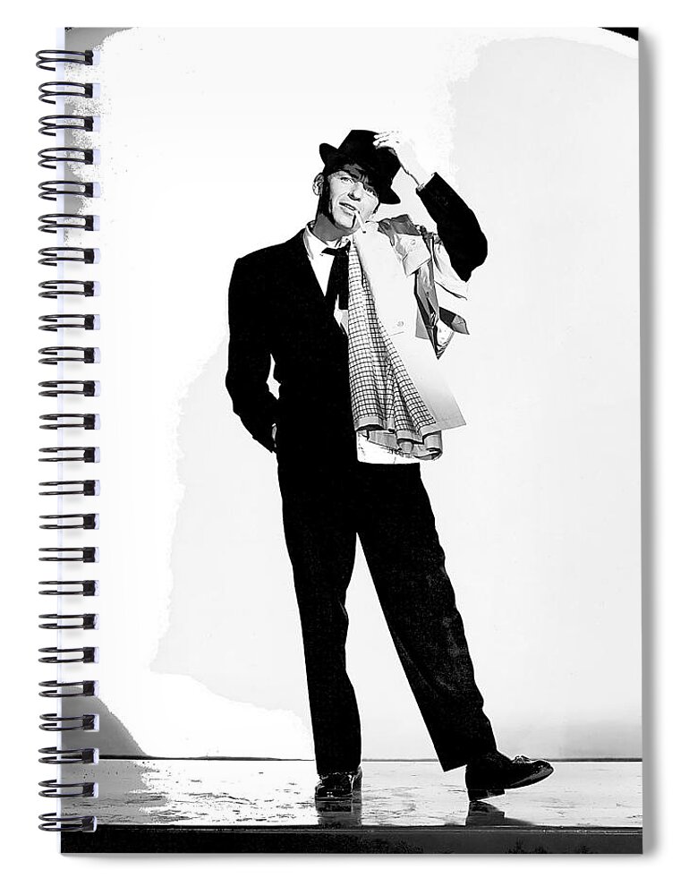 Frank Sinatra Pal Joey Set 1 1957-2015 Spiral Notebook featuring the photograph Frank Sinatra Pal Joey set 1 1957-2015 #2 by David Lee Guss