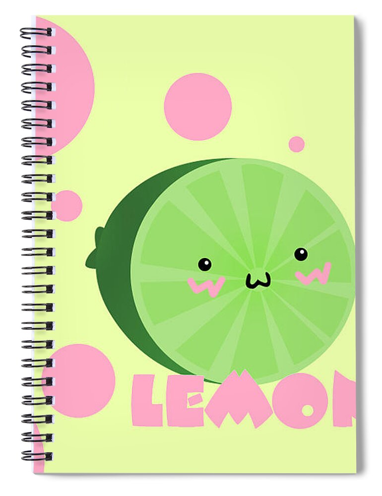 Funny Spiral Notebook featuring the digital art Funny #1 by Maye Loeser