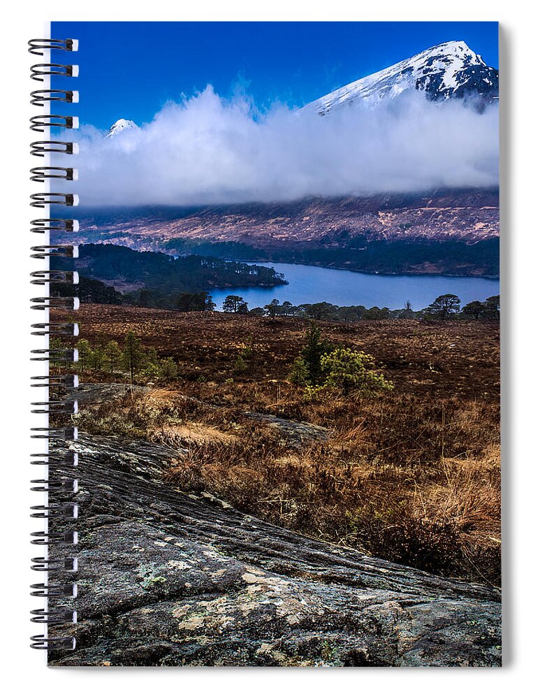  Glen Affric Spiral Notebook featuring the photograph Glen Affric #1 by Joe MacRae