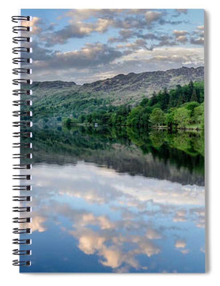 Nant Gwynant Spiral Notebook featuring the photograph Gwynant Lake #1 by Adrian Evans