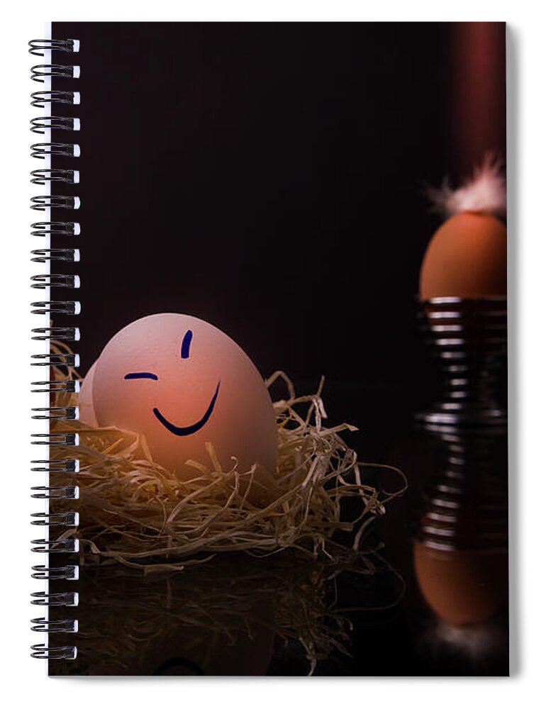 Easter Spiral Notebook featuring the photograph Happy Easter #1 by Christine Sponchia