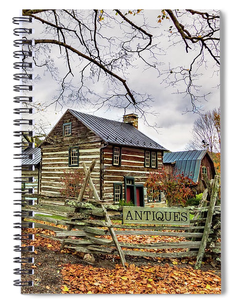 Homestead Antique Spiral Notebook featuring the photograph Homestead Sam Snead Antique Store by Norma Brandsberg