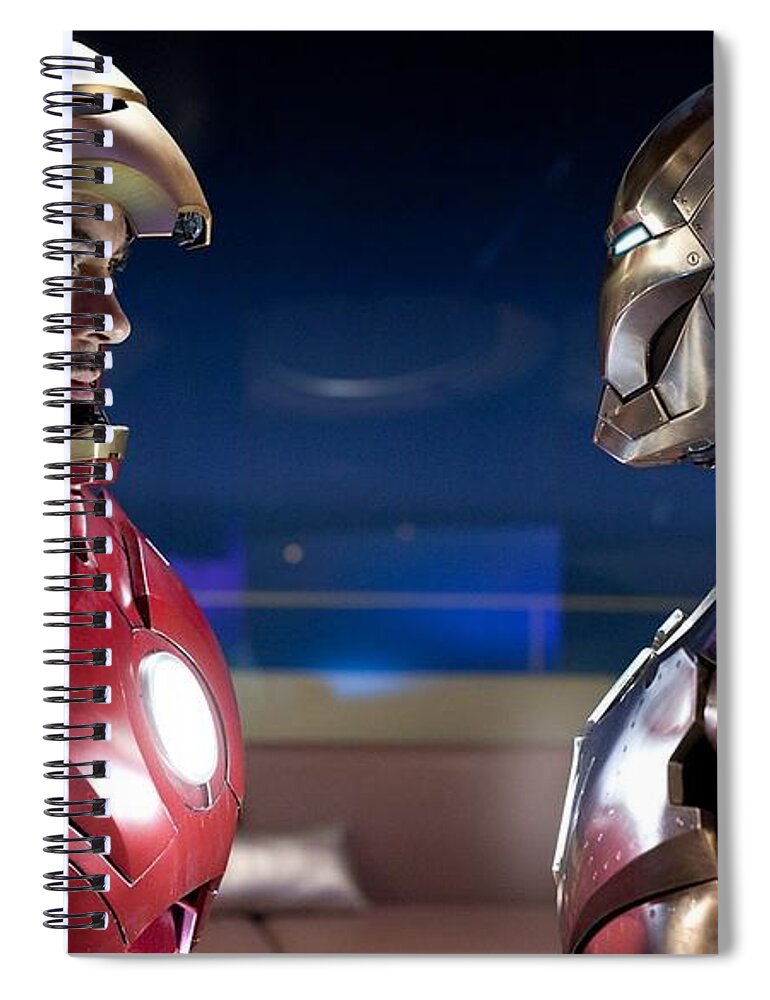 Iron Man 2 Spiral Notebook featuring the photograph Iron Man 2 #1 by Mariel Mcmeeking