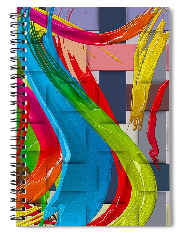 abstracts Plus Collection By Serge Averbukh Spiral Notebook featuring the photograph It's a Virgo - The end of Summer #1 by Serge Averbukh