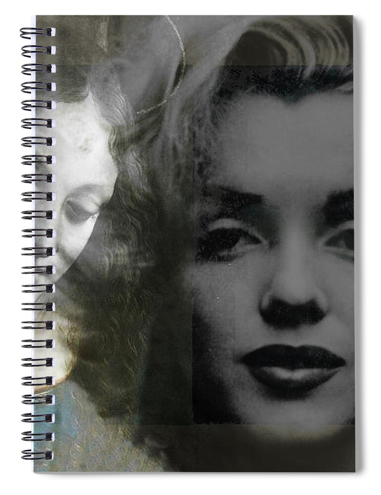 Marilyn Monroe Spiral Notebook featuring the digital art I've Seen That Movie Too #2 by Paul Lovering