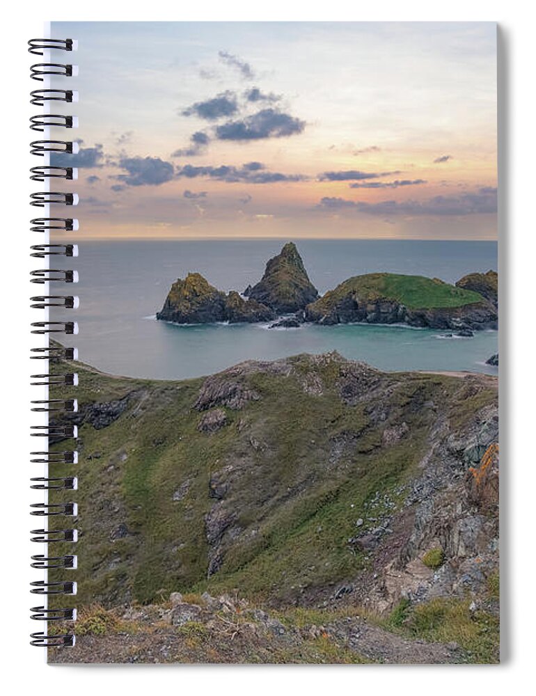 Kynance Cove Spiral Notebook featuring the photograph Kynance Cove - England #1 by Joana Kruse