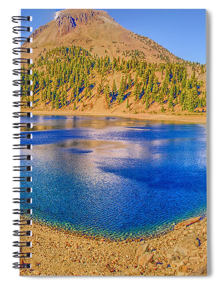 California Spiral Notebook featuring the photograph Lake Helen Lassen Volcanic Park #1 by LeeAnn McLaneGoetz McLaneGoetzStudioLLCcom