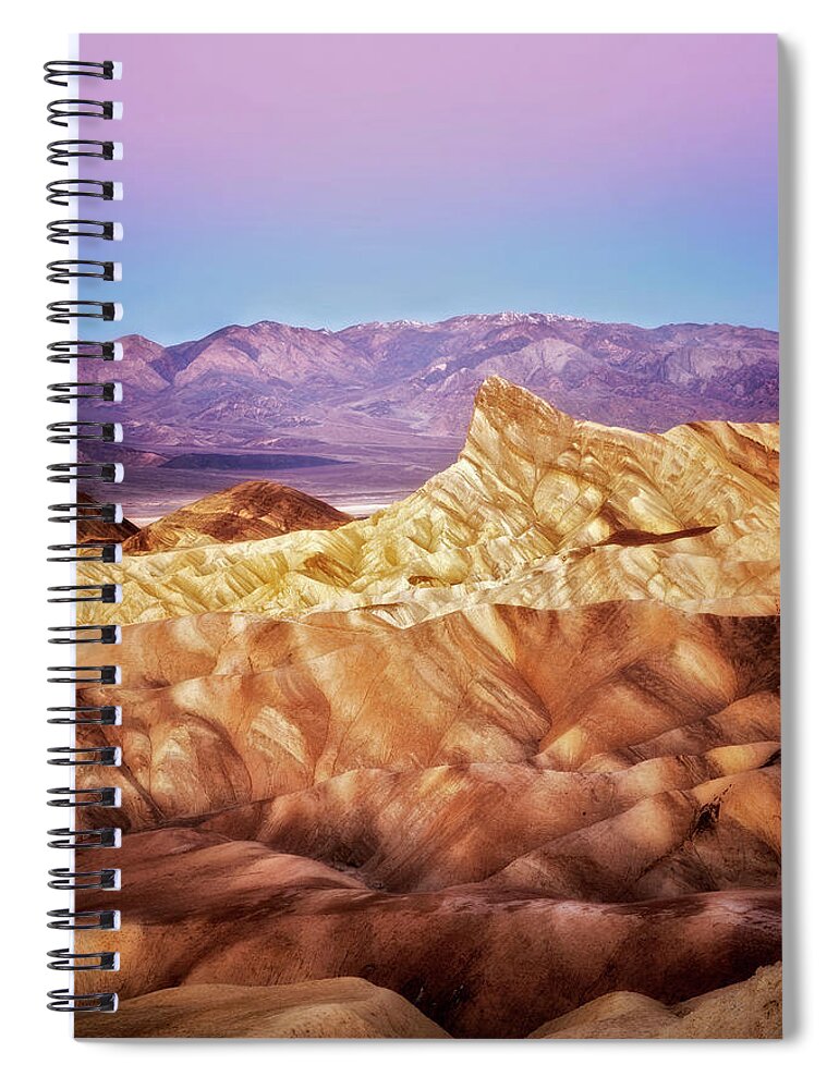 Barren Spiral Notebook featuring the photograph Layers #1 by Nicki Frates
