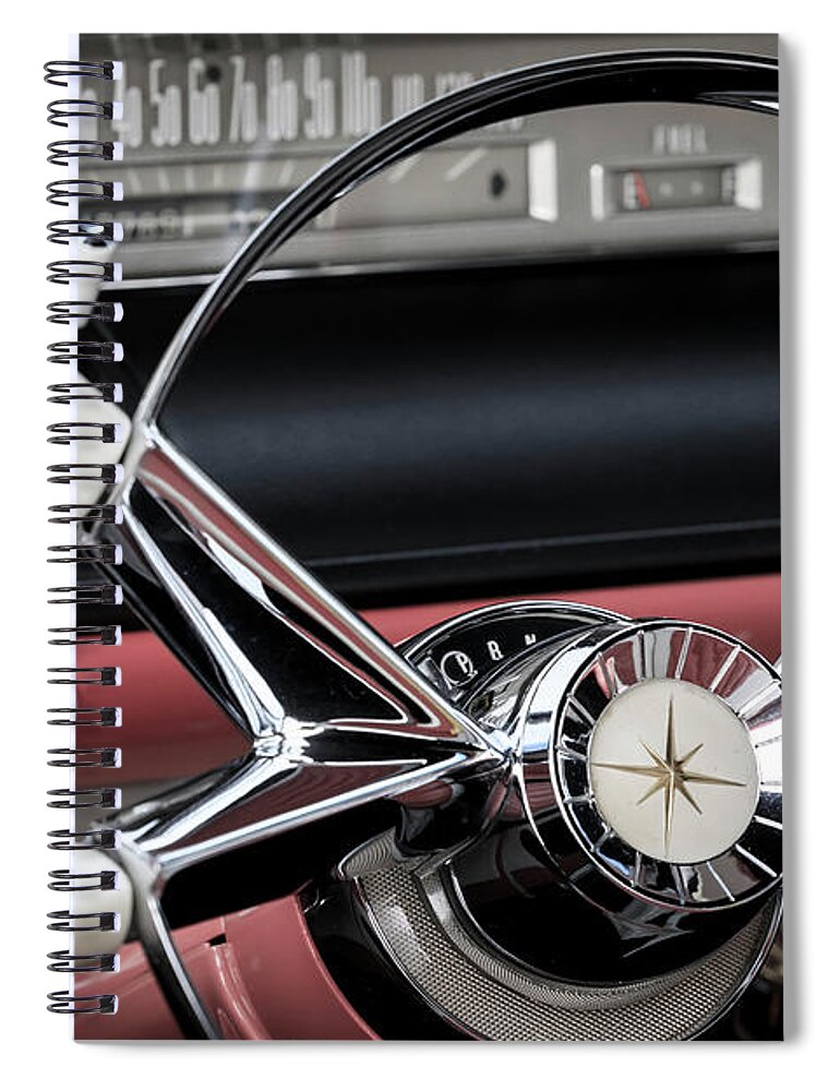 Lincoln Spiral Notebook featuring the photograph Lincoln Dash #1 by Dennis Hedberg