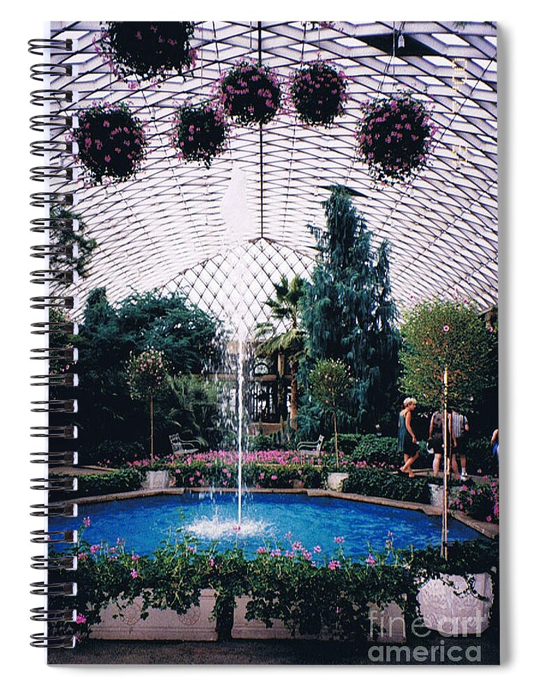 Longview Gardens Spiral Notebook featuring the photograph Longview Gardens #1 by Tommy Anderson