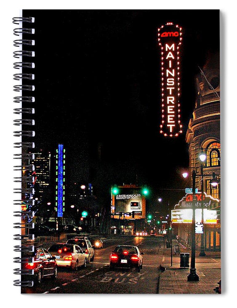 Landscape Spiral Notebook featuring the photograph Main Street #2 by Steve Karol