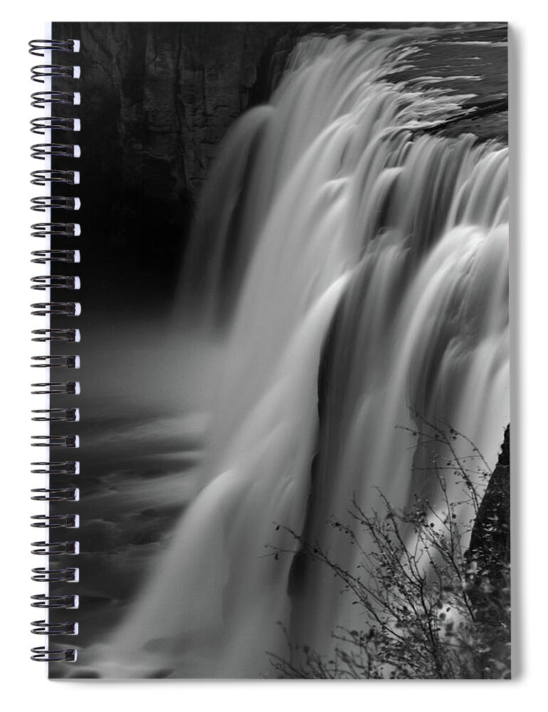 Mesa Falls Spiral Notebook featuring the photograph Mesa Falls #1 by Raymond Salani III