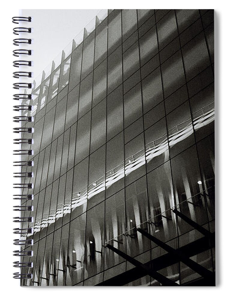 London Spiral Notebook featuring the photograph Modern Architecture #1 by Shaun Higson