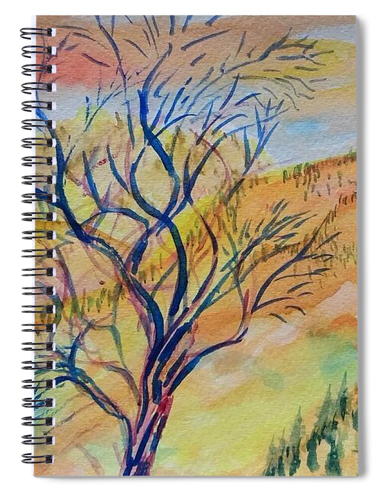 Mount Ogden Spiral Notebook featuring the painting Mount Ogden #2 by Walt Brodis