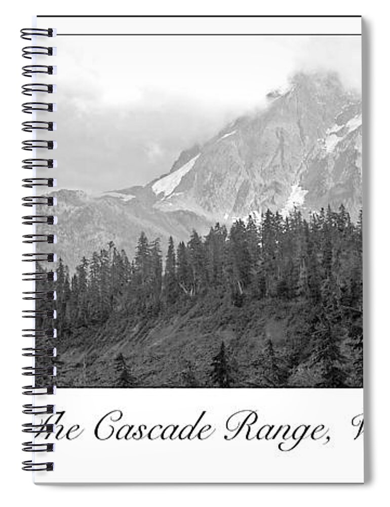 Northwest Spiral Notebook featuring the photograph Mt. Baker, Cascade Range, Late Afternoon #1 by A Macarthur Gurmankin