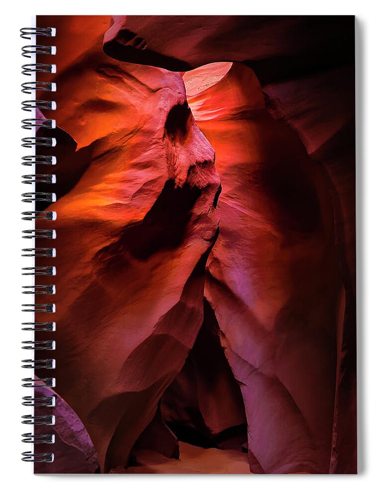 Amazing Spiral Notebook featuring the photograph Navajo Chief #1 by Peter Lakomy