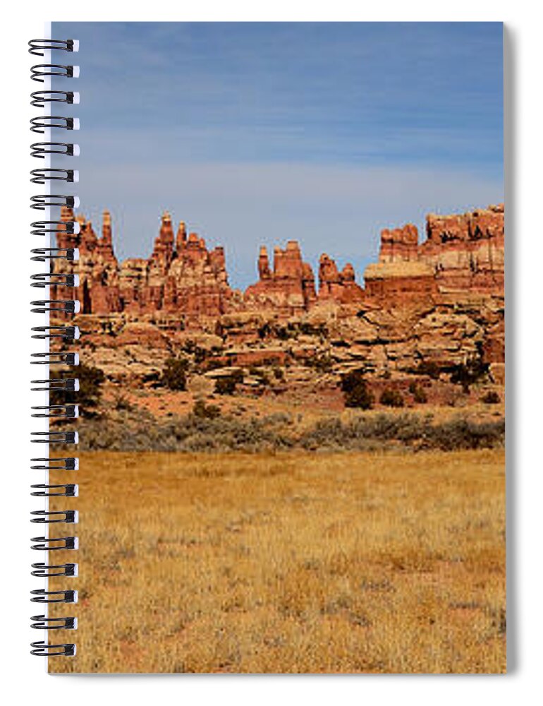 Canyonlands Spiral Notebook featuring the photograph Needles at Canyonlands #1 by Tranquil Light Photography