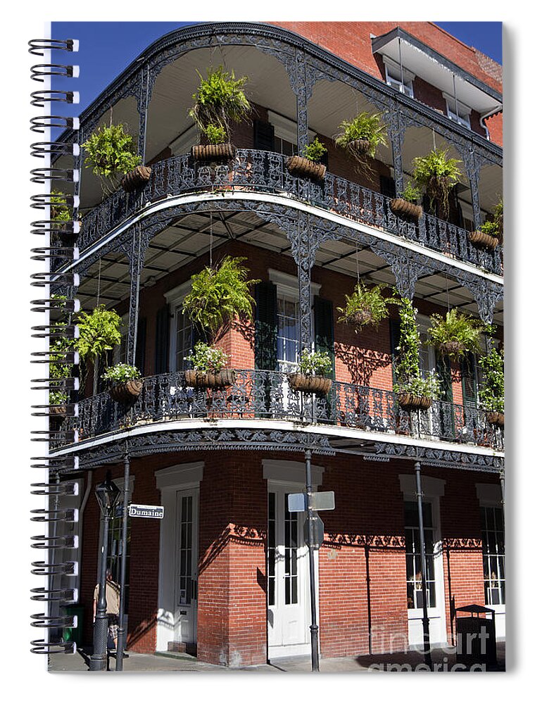 New Orleans Spiral Notebook featuring the photograph New Orleans French Quarter #1 by Anthony Totah