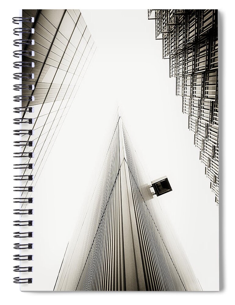 Clouds Spiral Notebook featuring the photograph Not the Shard #2 by Lenny Carter