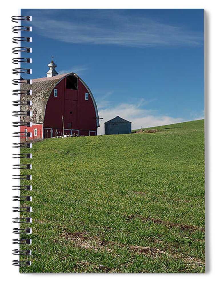 Early Spring Spiral Notebook featuring the photograph Old Red #1 by Idaho Scenic Images Linda Lantzy