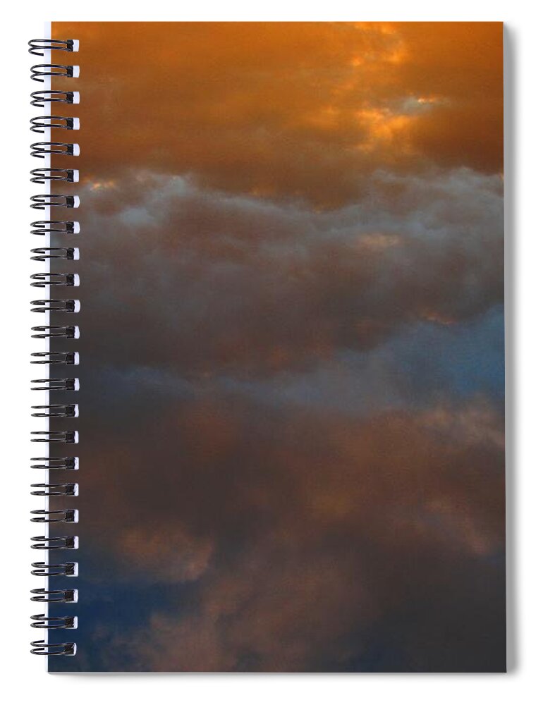 Sky Spiral Notebook featuring the photograph Orbit #1 by Chris Dunn