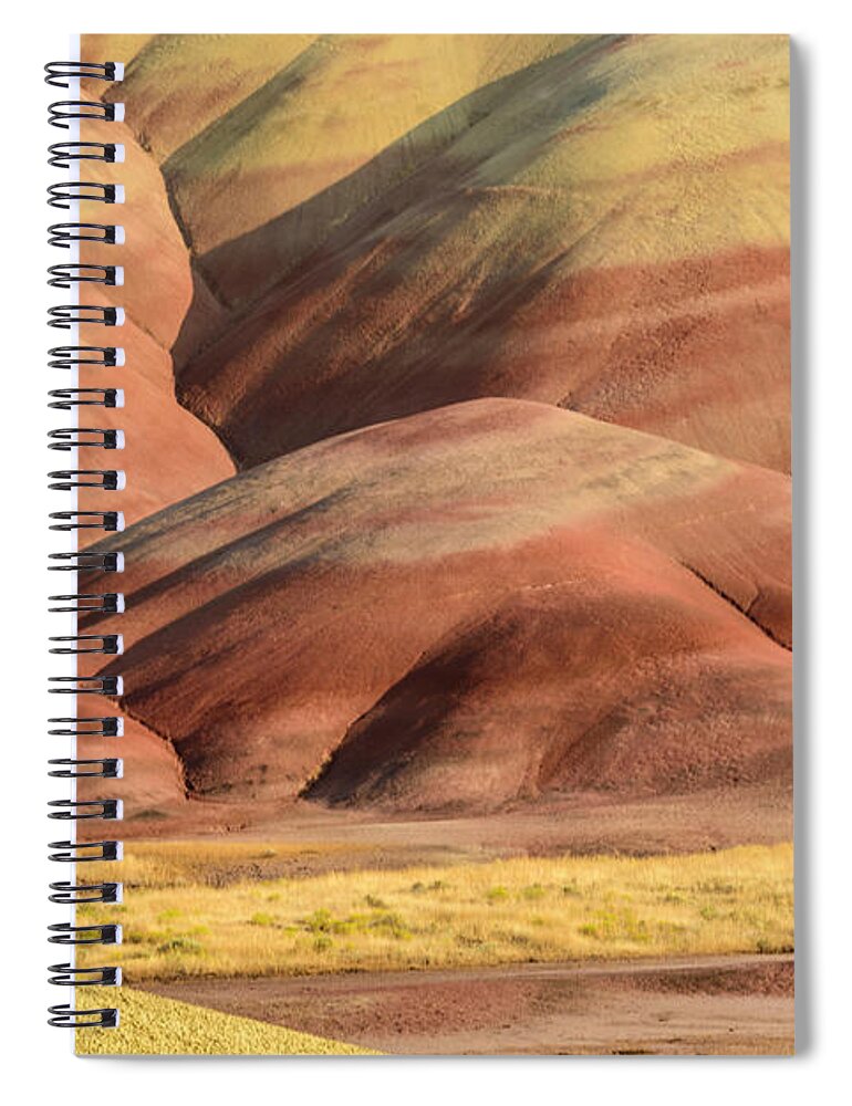 Painted Hills Spiral Notebook featuring the digital art Painted Hills #1 by Michael Lee