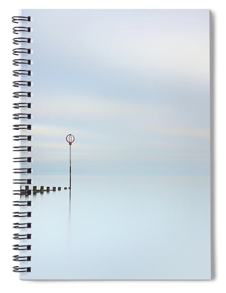 Portobello Spiral Notebook featuring the photograph Portobello Seascape #1 by Grant Glendinning