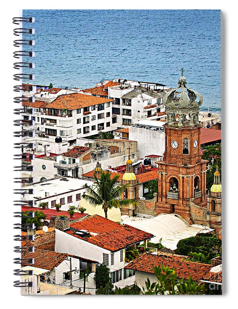 Puerto Vallarta Spiral Notebook featuring the photograph Puerto Vallarta 1 by Elena Elisseeva