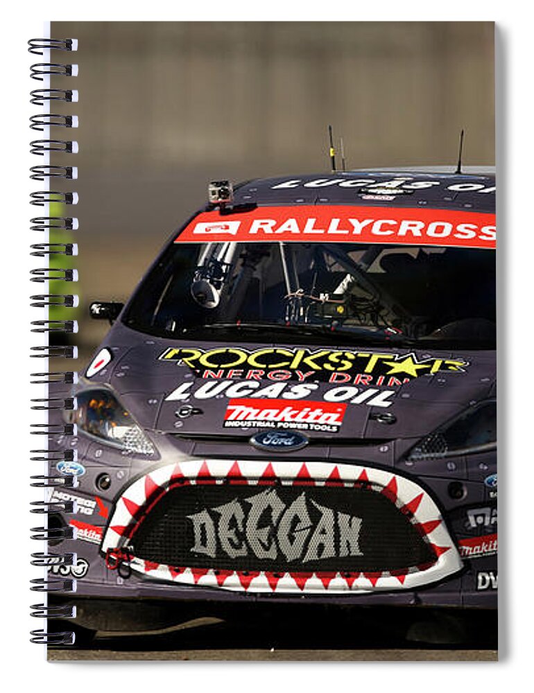 Racing Spiral Notebook featuring the photograph Racing #1 by Jackie Russo