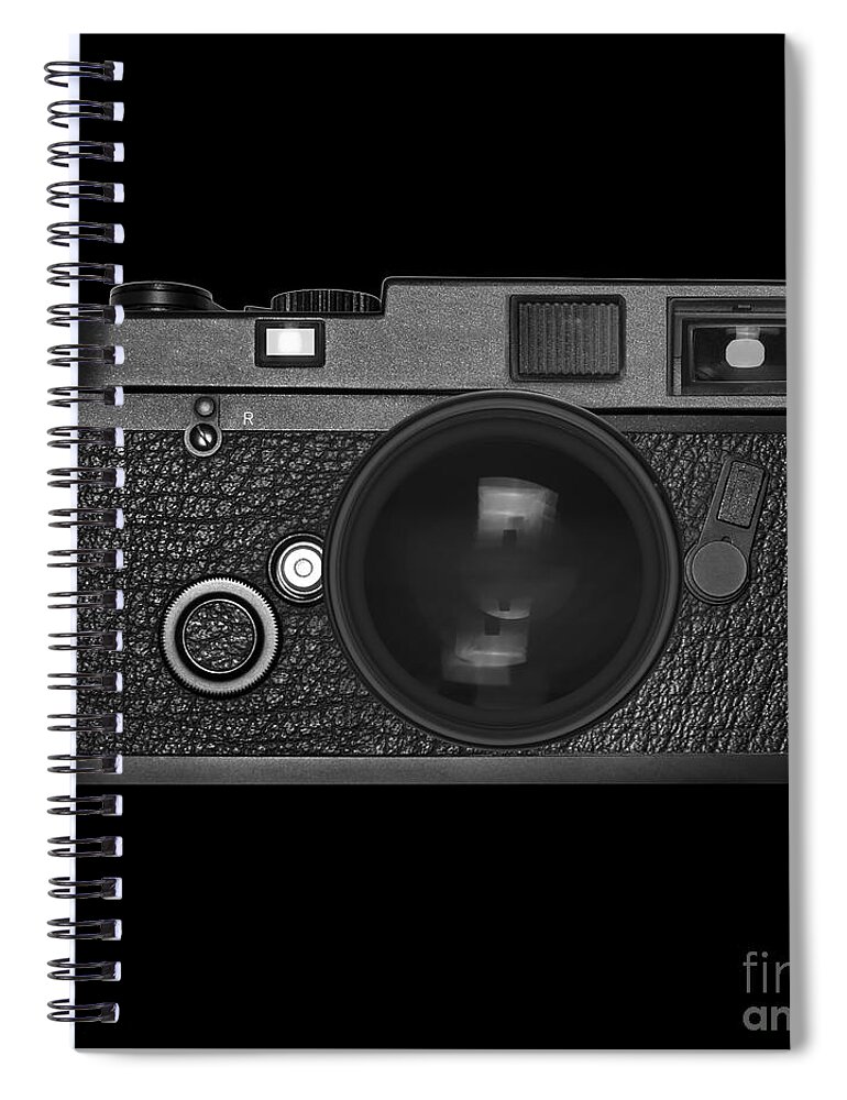Analog Spiral Notebook featuring the photograph Rangefinder Camera #1 by Setsiri Silapasuwanchai